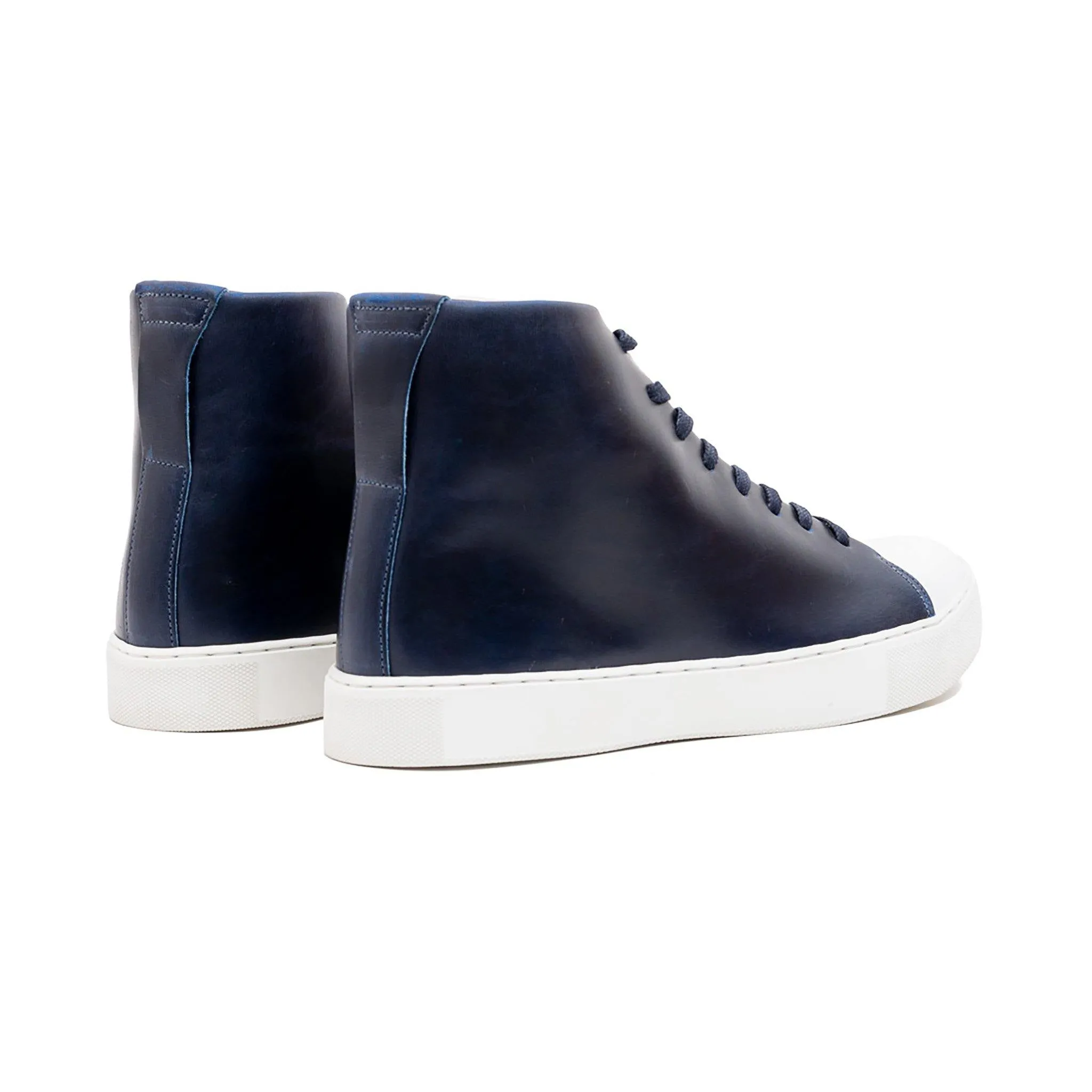 Abington Hi Toe Cap - Cuir Horween Ink Cavalier
