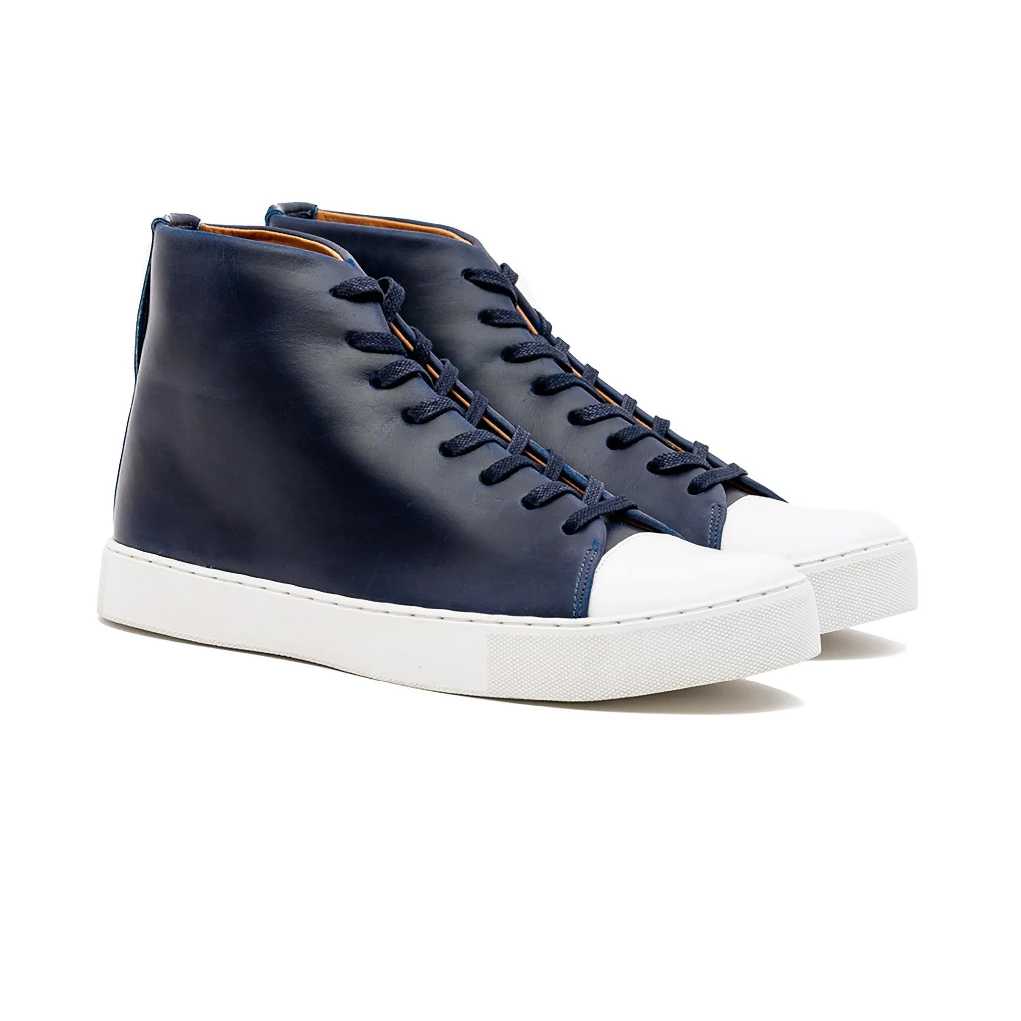 Abington Hi Toe Cap - Cuir Horween Ink Cavalier