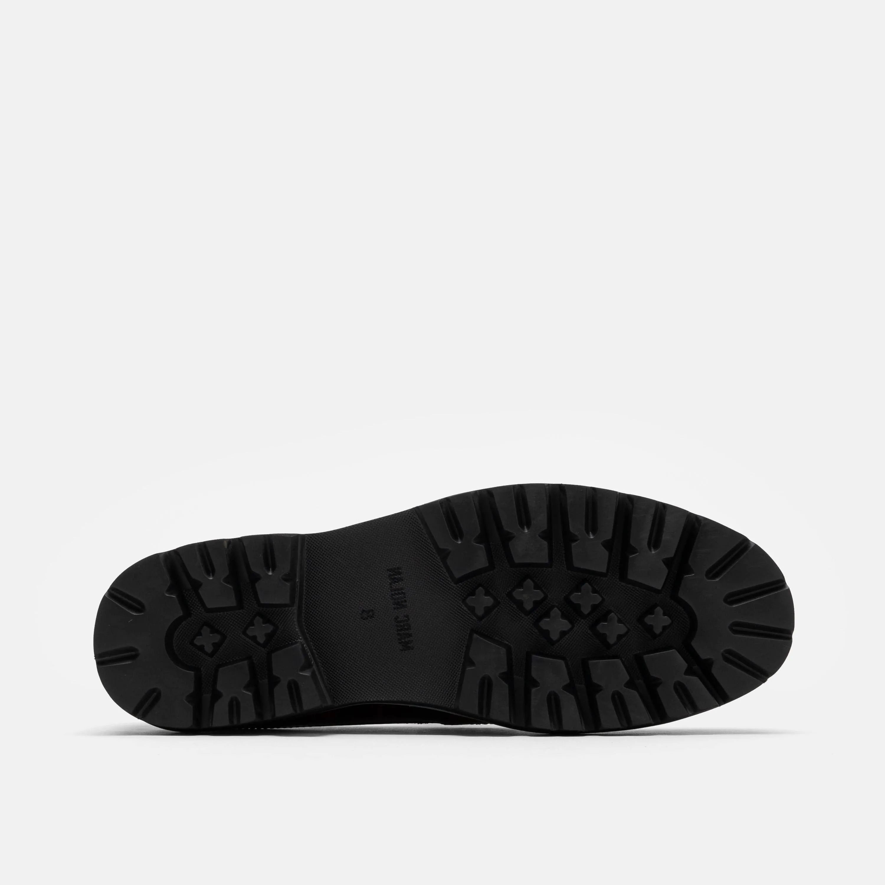 Mocassins Penny Loafers en Cuir Verni Acajou Adler