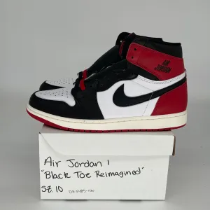 AIR JORDAN 1 BLACK TOE REIMAGINÉ TAILLE 10 DZ5485-106