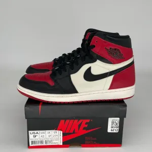 AIR JORDAN 1 BRED TOE TAILLE 9.5 555088-610
