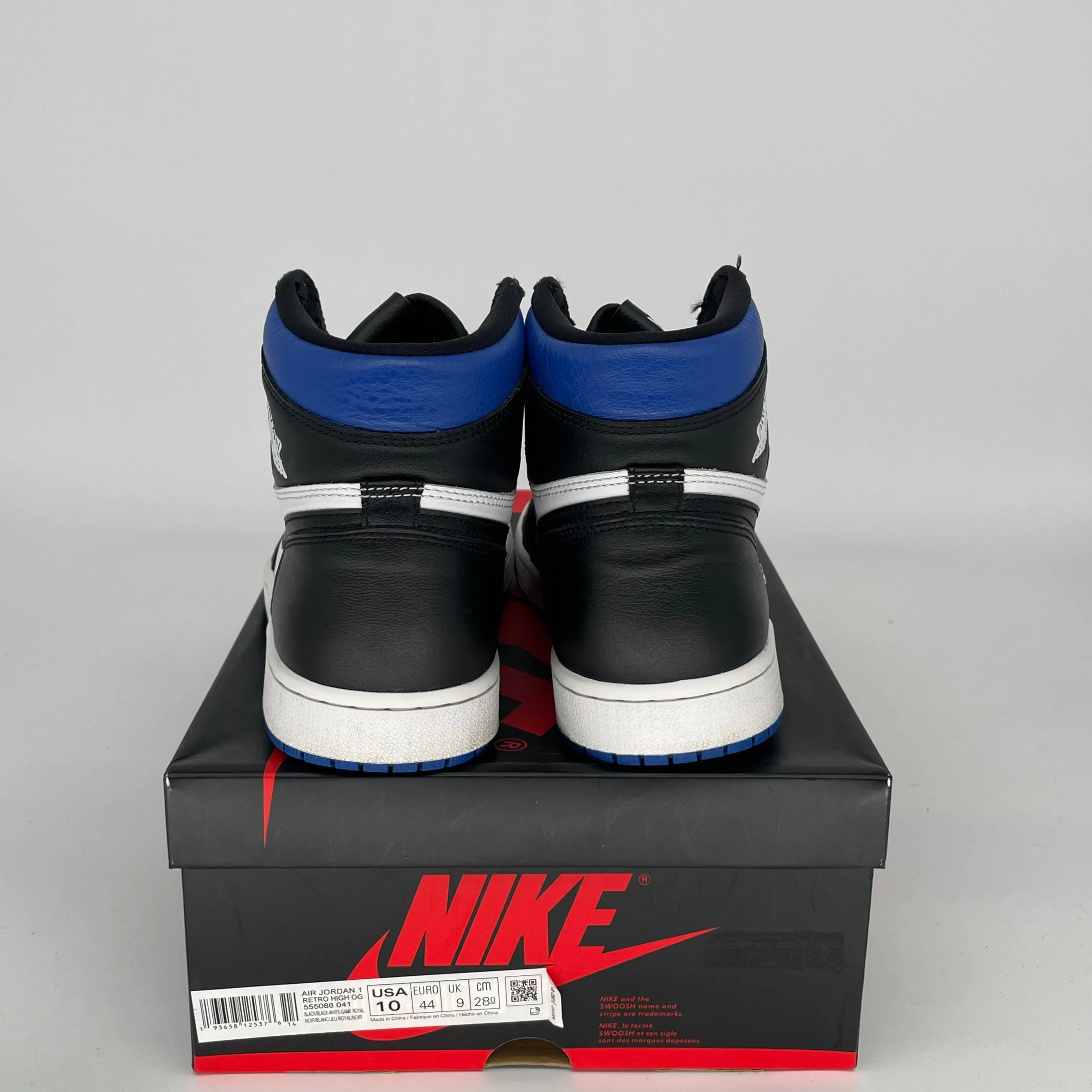 AIR JORDAN 1 ROYAL TOE TAILLE 10 555088-041