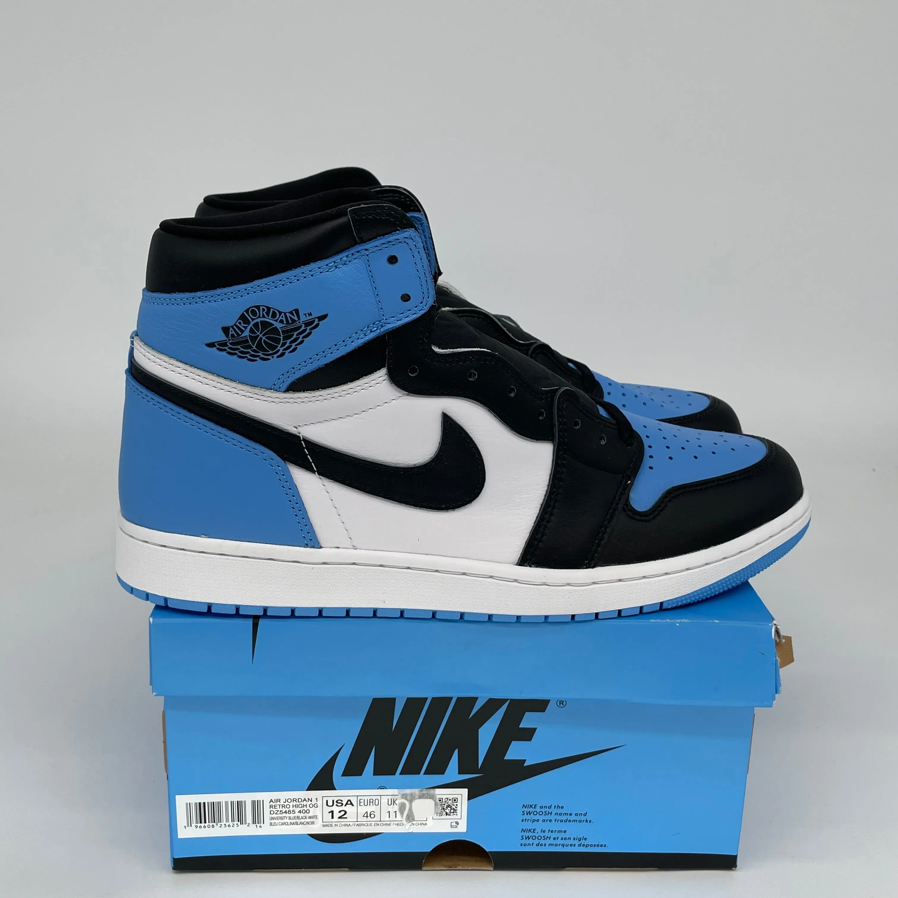 AIR JORDAN 1 UNC TOE TAILLE 12 DZ5485-400