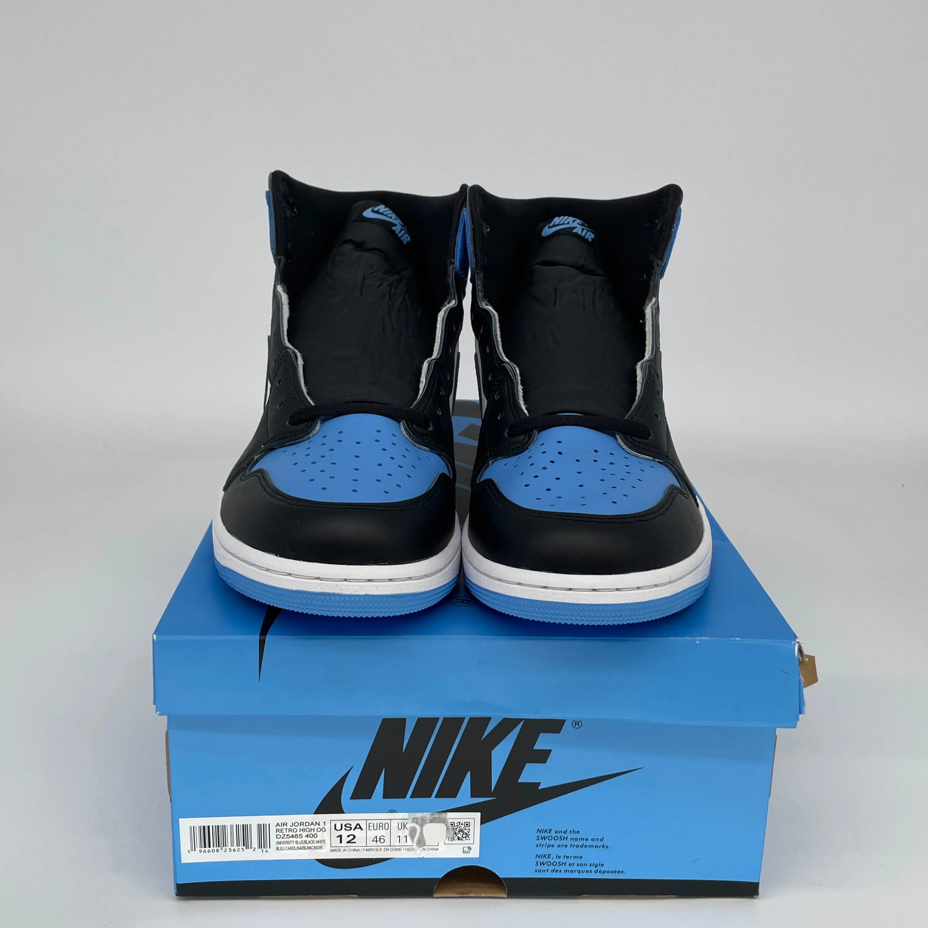 AIR JORDAN 1 UNC TOE TAILLE 12 DZ5485-400