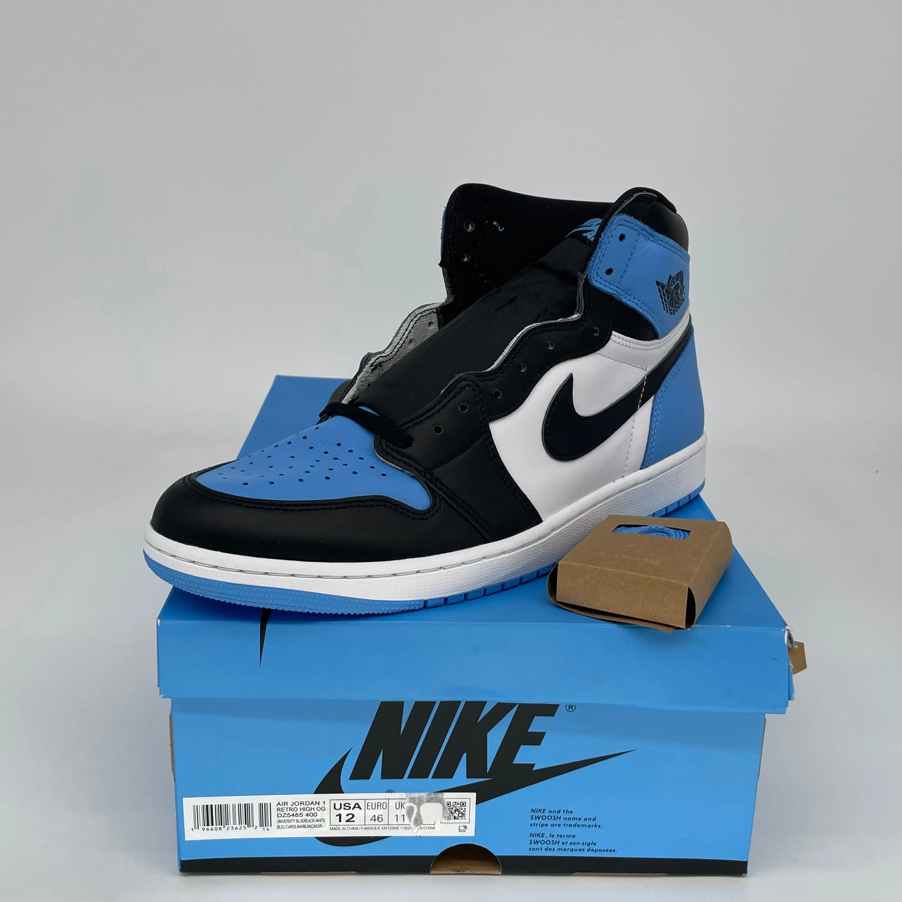 AIR JORDAN 1 UNC TOE TAILLE 12 DZ5485-400