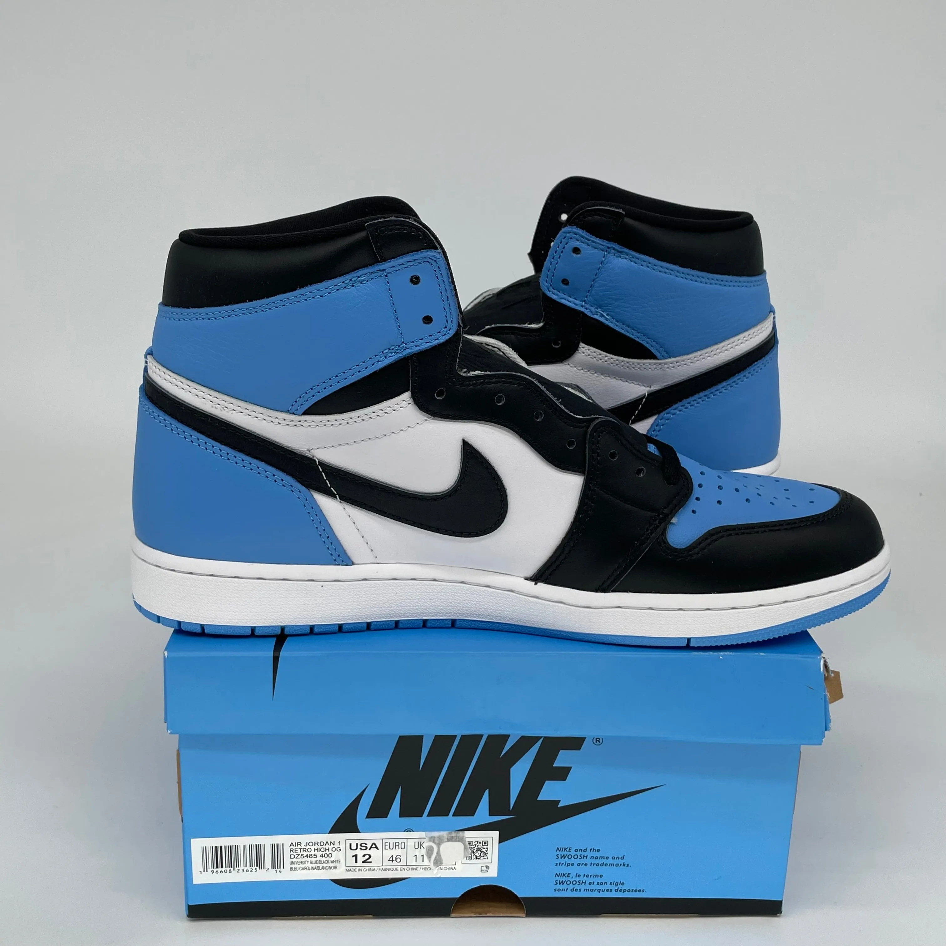 AIR JORDAN 1 UNC TOE TAILLE 12 DZ5485-400
