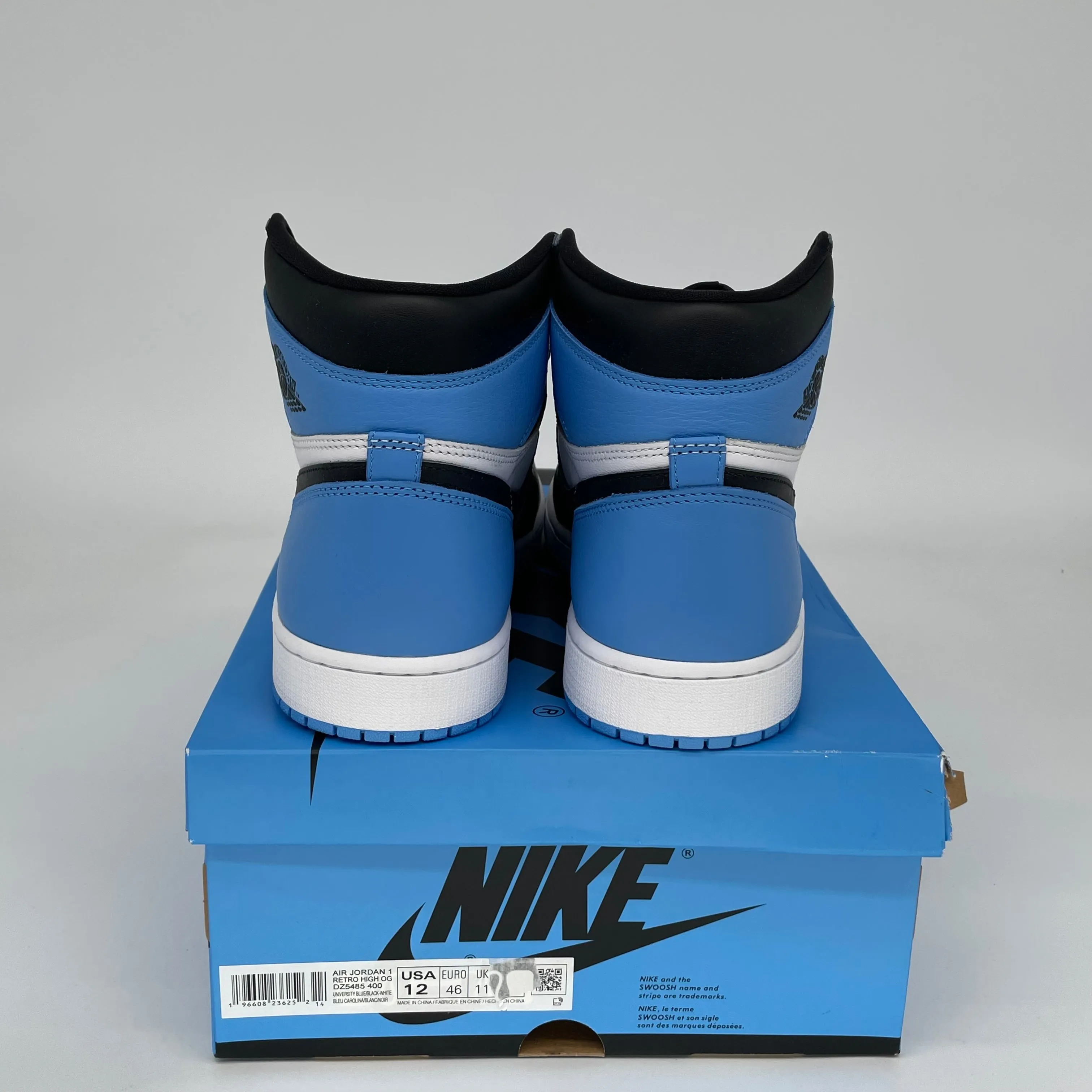 AIR JORDAN 1 UNC TOE TAILLE 12 DZ5485-400