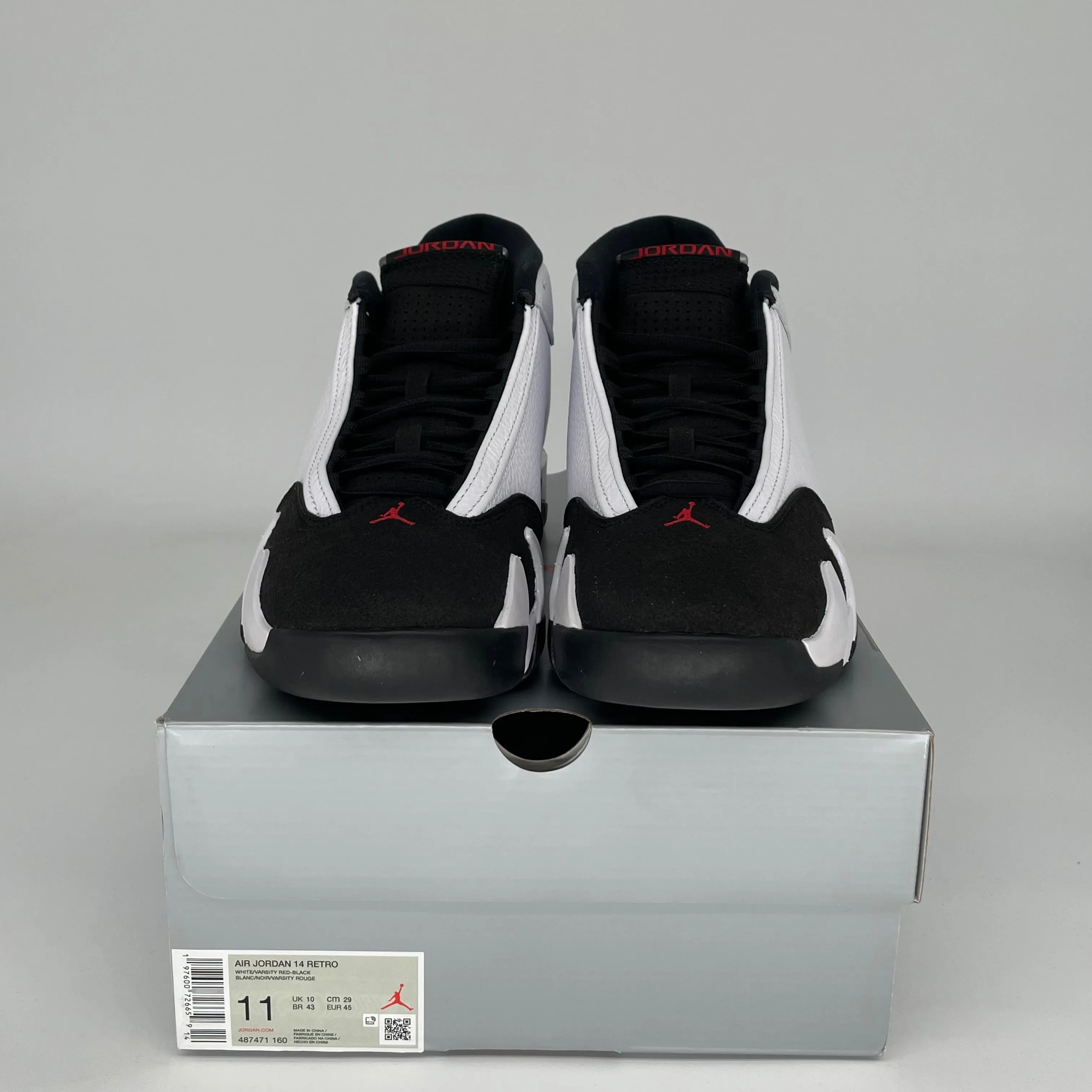 AIR JORDAN 14 BOUT NOIR TAILLE 11 487471-160
