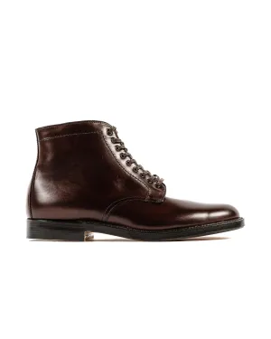 Botte Alden à bout rond en veau brun foncé G2804