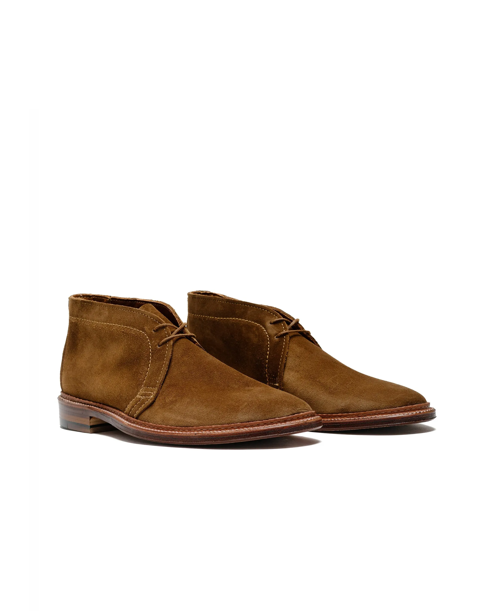 Botte Chukka Alden Non Doublée en Suédine Tabac 1493