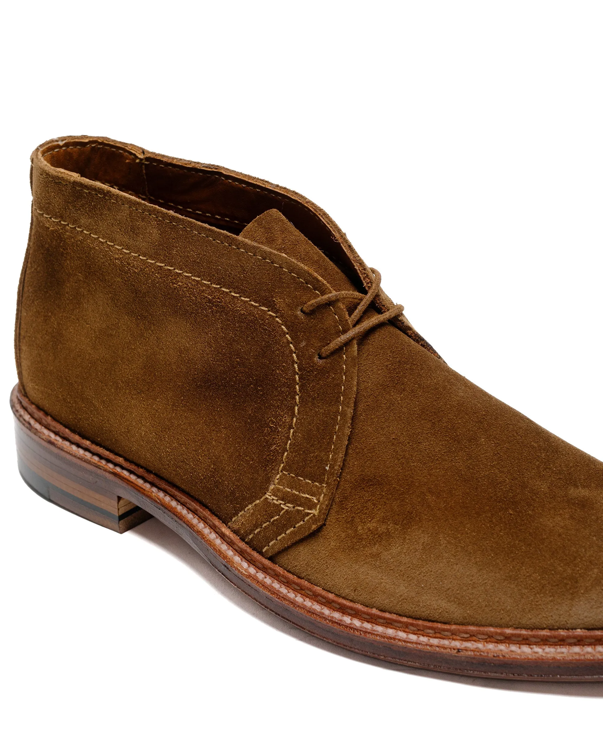 Botte Chukka Alden Non Doublée en Suédine Tabac 1493