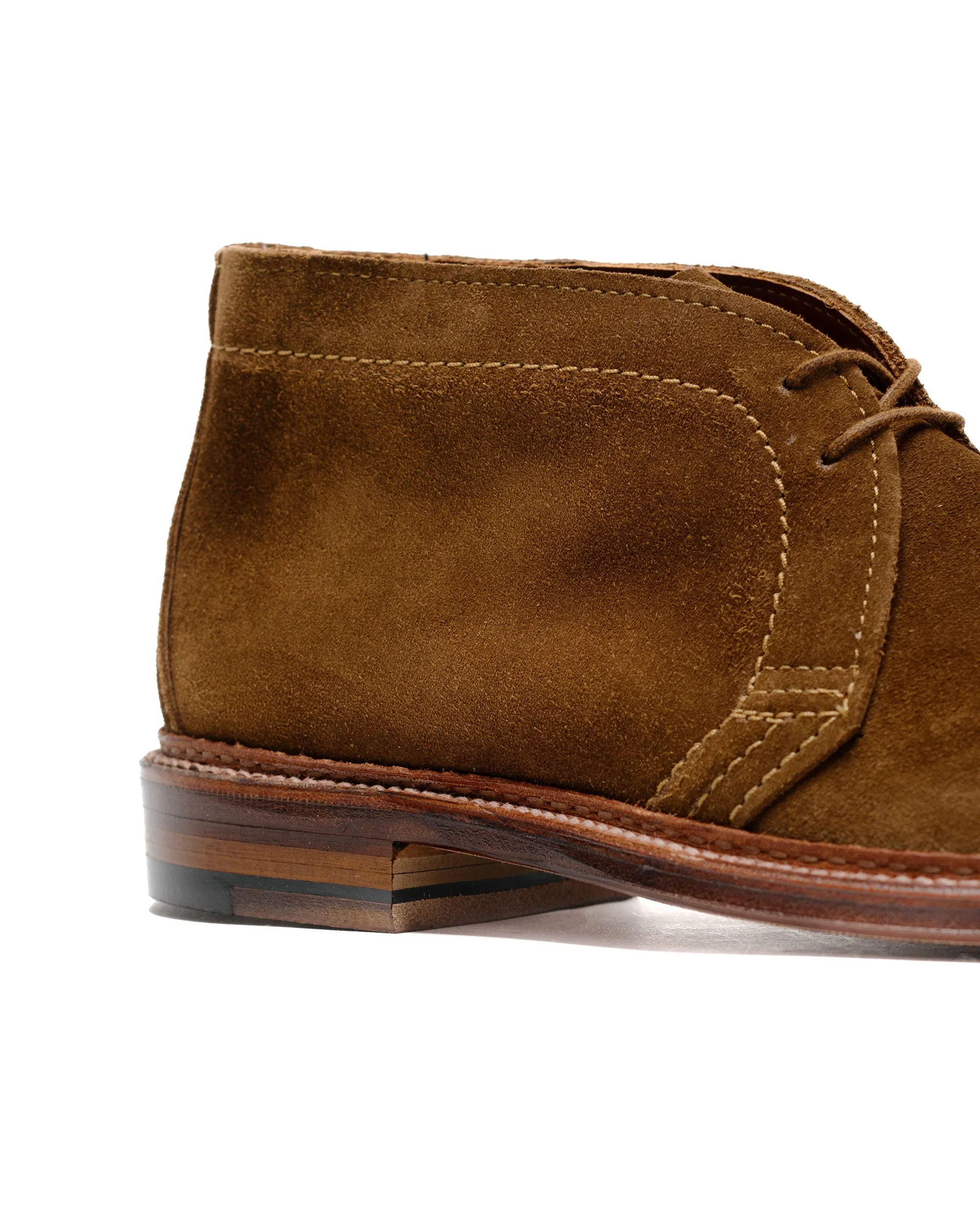 Botte Chukka Alden Non Doublée en Suédine Tabac 1493