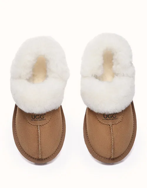 Chaussons UGG® moelleux en gaufrette Australian Shepherd