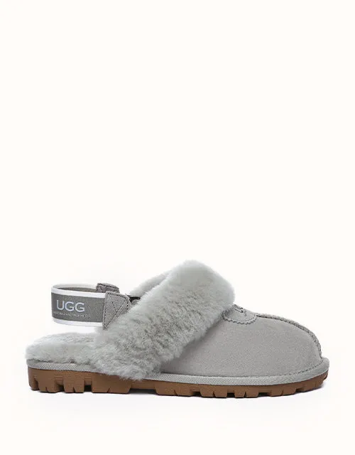 Chaussons UGG® moelleux en gaufrette Australian Shepherd