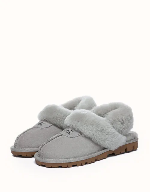 Chaussons UGG® moelleux en gaufrette Australian Shepherd