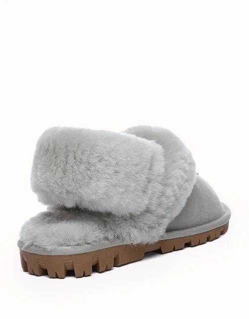 Chaussons UGG® moelleux en gaufrette Australian Shepherd