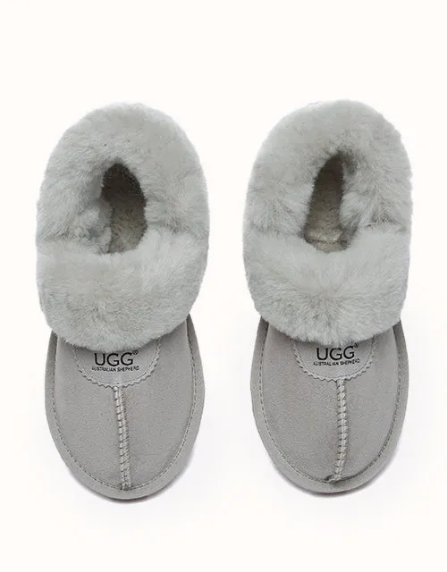 Chaussons UGG® moelleux en gaufrette Australian Shepherd