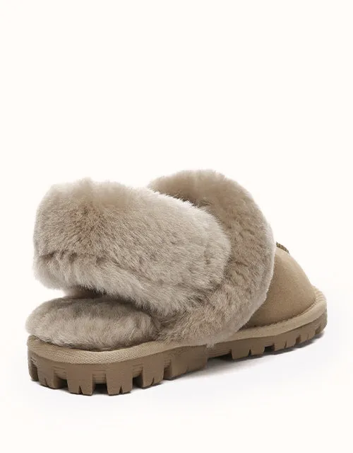 Chaussons UGG® moelleux en gaufrette Australian Shepherd
