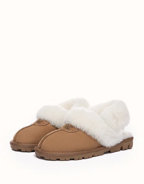 Chaussons UGG® moelleux en gaufrette Australian Shepherd