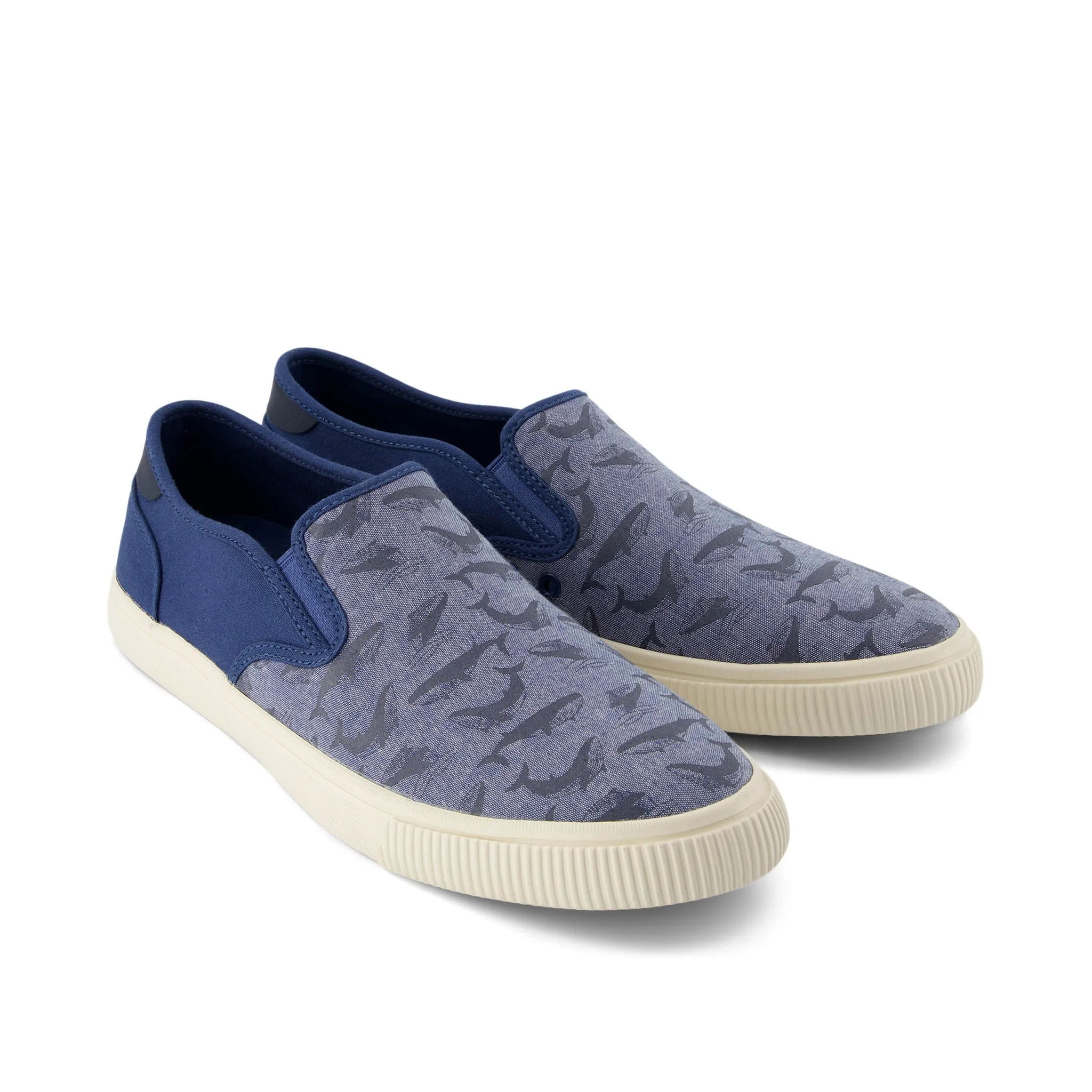 Baskets Slip-On Baja Bleu Luminescent Baleines