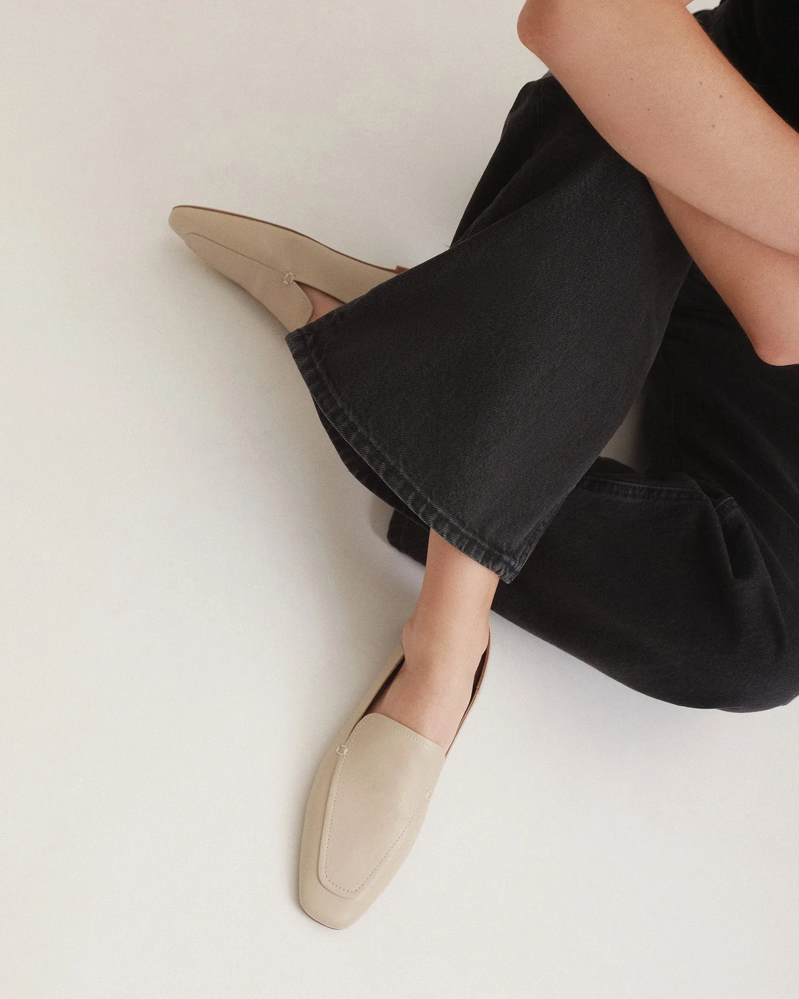 Mocassins en cuir sable BEAN
