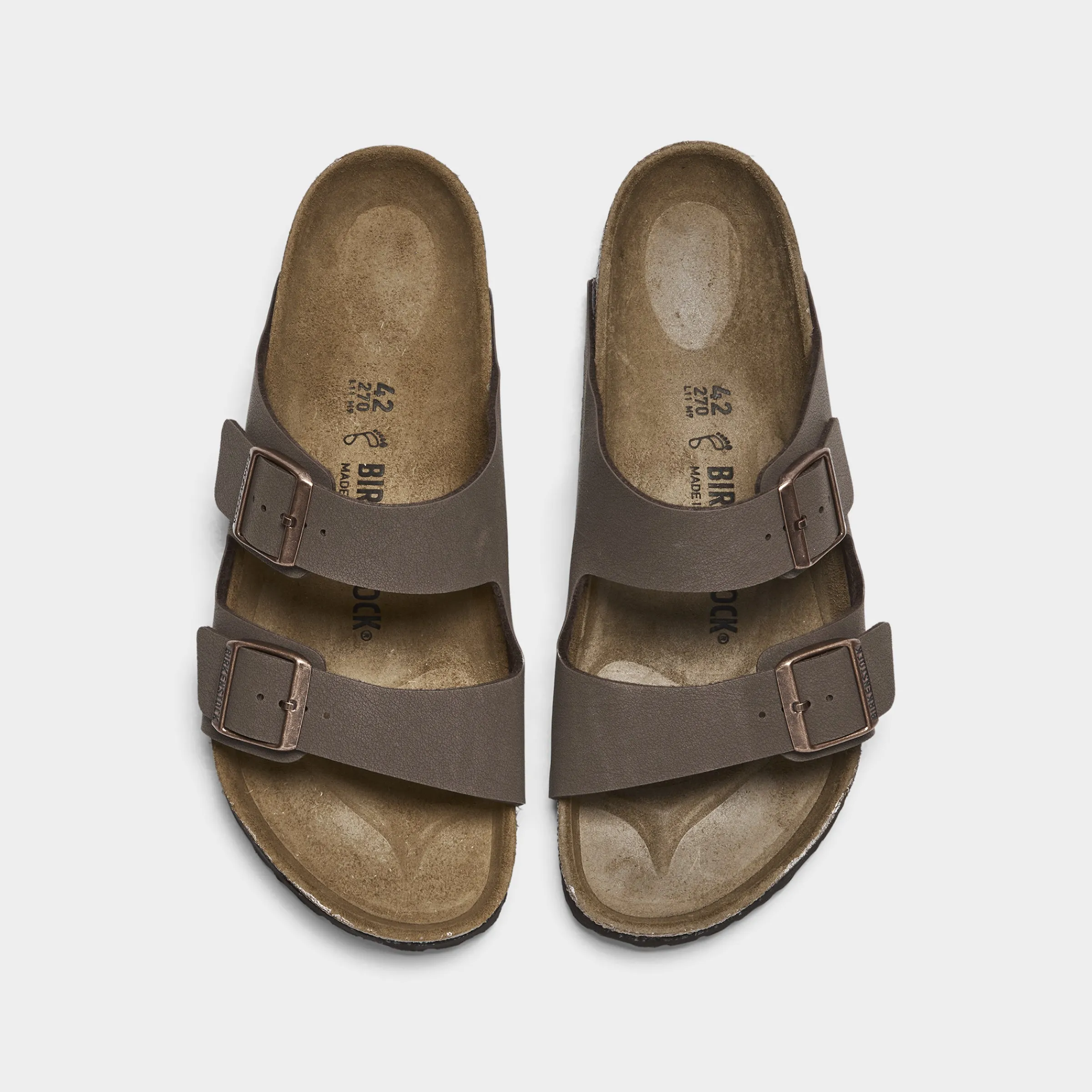 Birkenstock Arizona Birkibuc / Mocassins Birkenstock Mocha