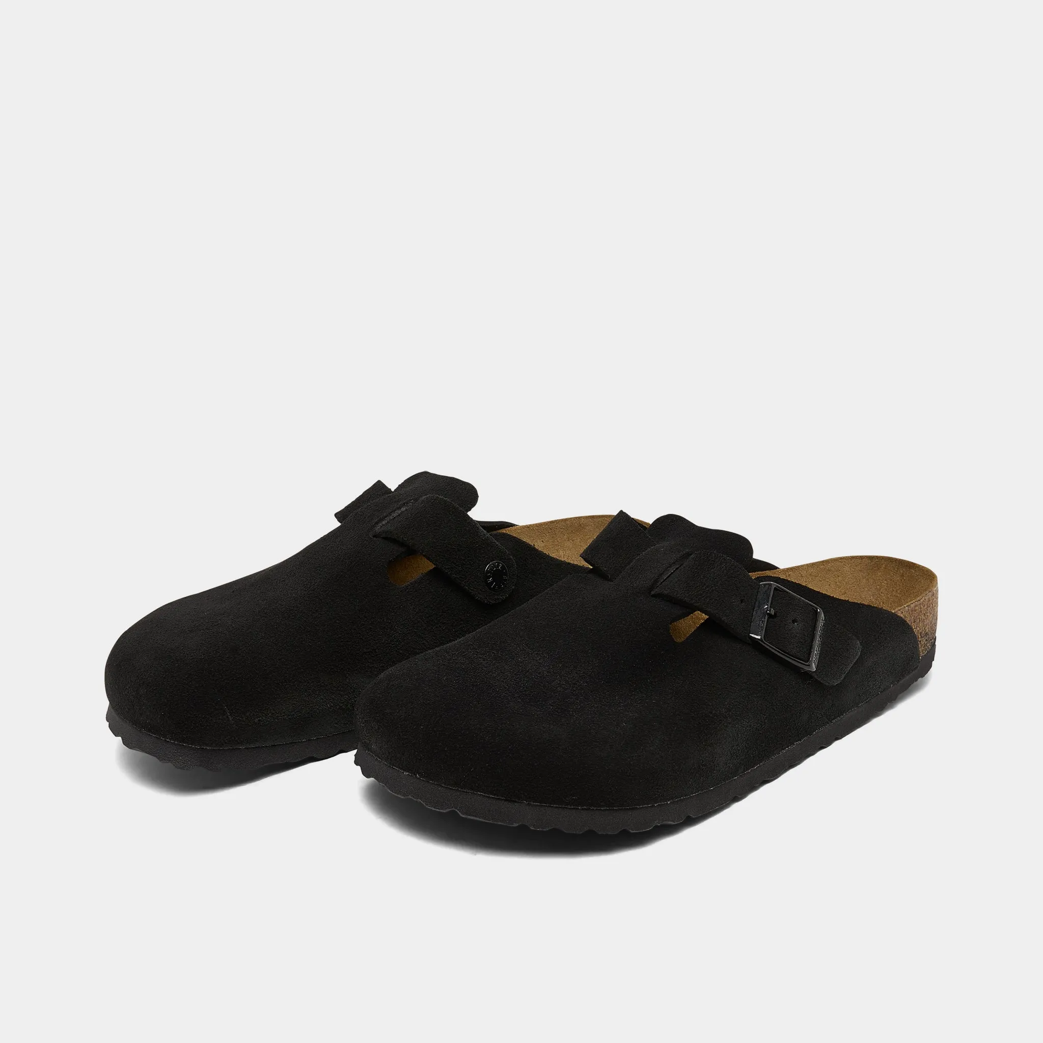 Birkenstock Boston en daim / Chaussures Birkenstock noires