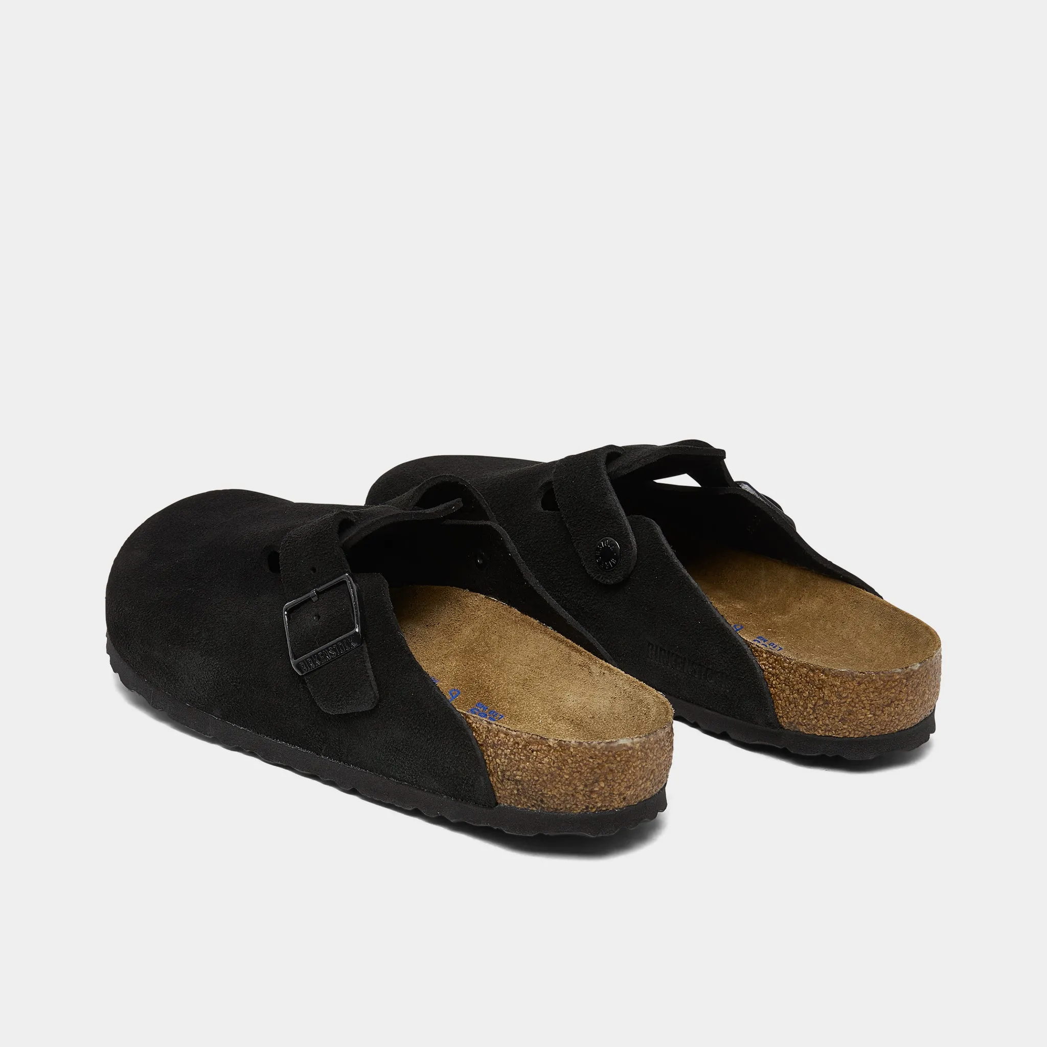 Birkenstock Boston en daim / Chaussures Birkenstock noires