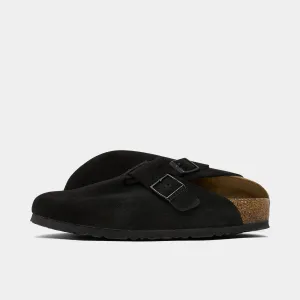 Birkenstock Boston en daim / Chaussures Birkenstock noires