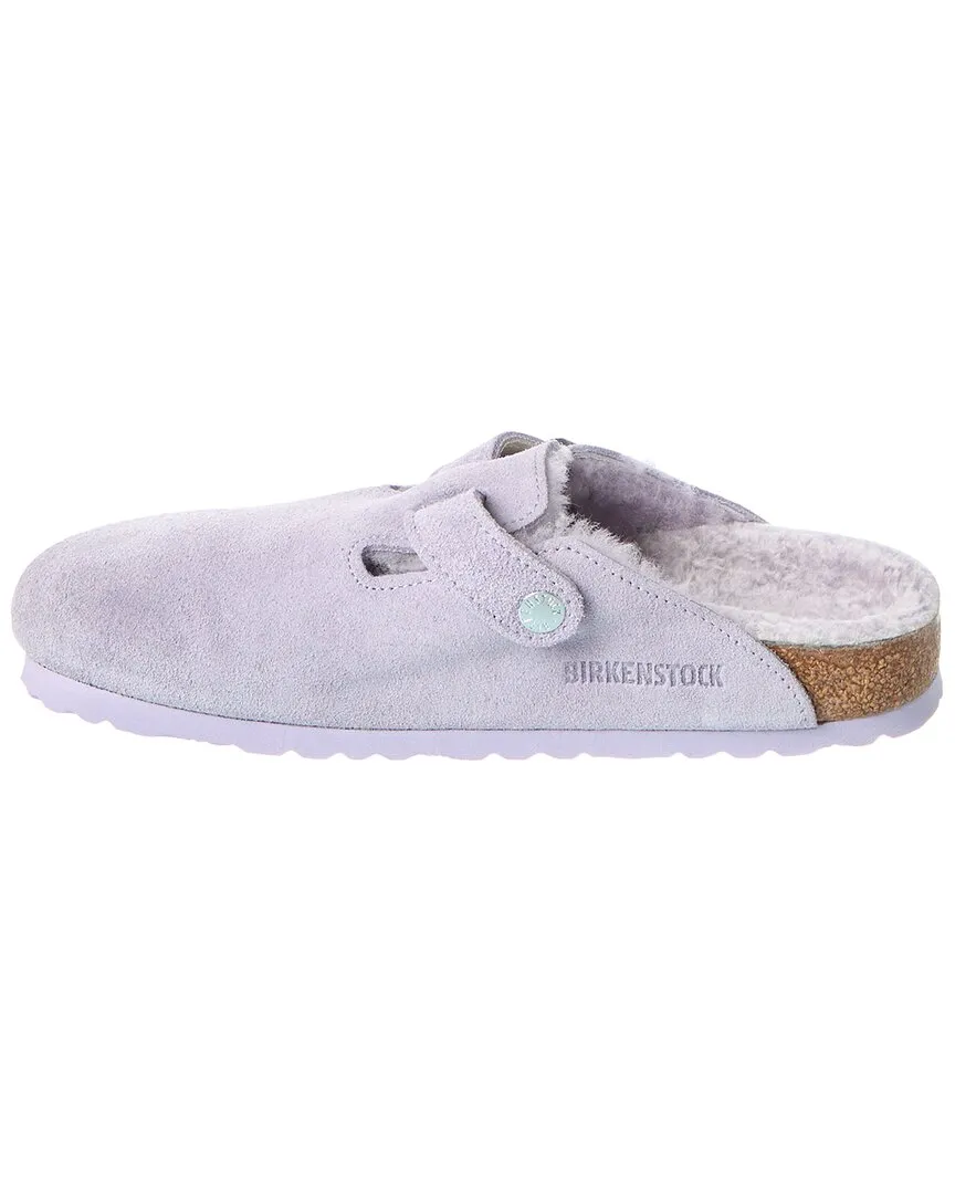 Birkenstock Boston VL Étroite en Daim & Duvet