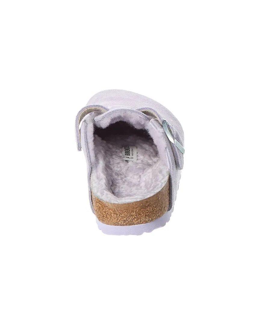 Birkenstock Boston VL Étroite en Daim & Duvet