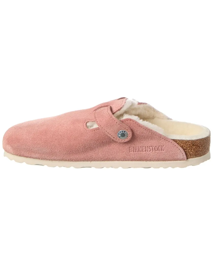Birkenstock Boston VL Étroite en Daim & Duvet