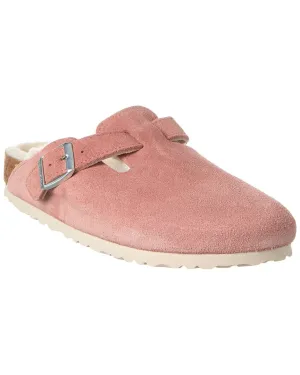 Birkenstock Boston VL Étroite en Daim & Duvet