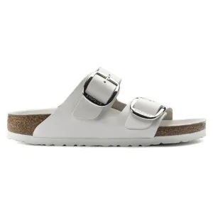 Birkenstock Femme Arizona Grande Boucle Cuir Blanc
