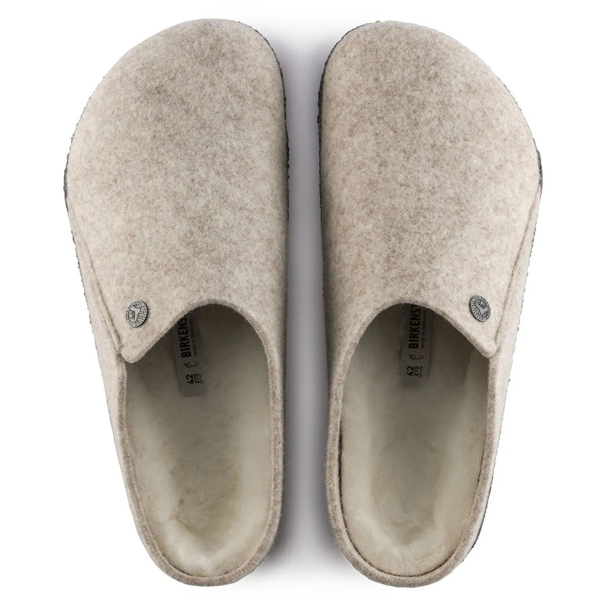 Birkenstock Femmes Zermatt Doublure en Mouton Eggnog
