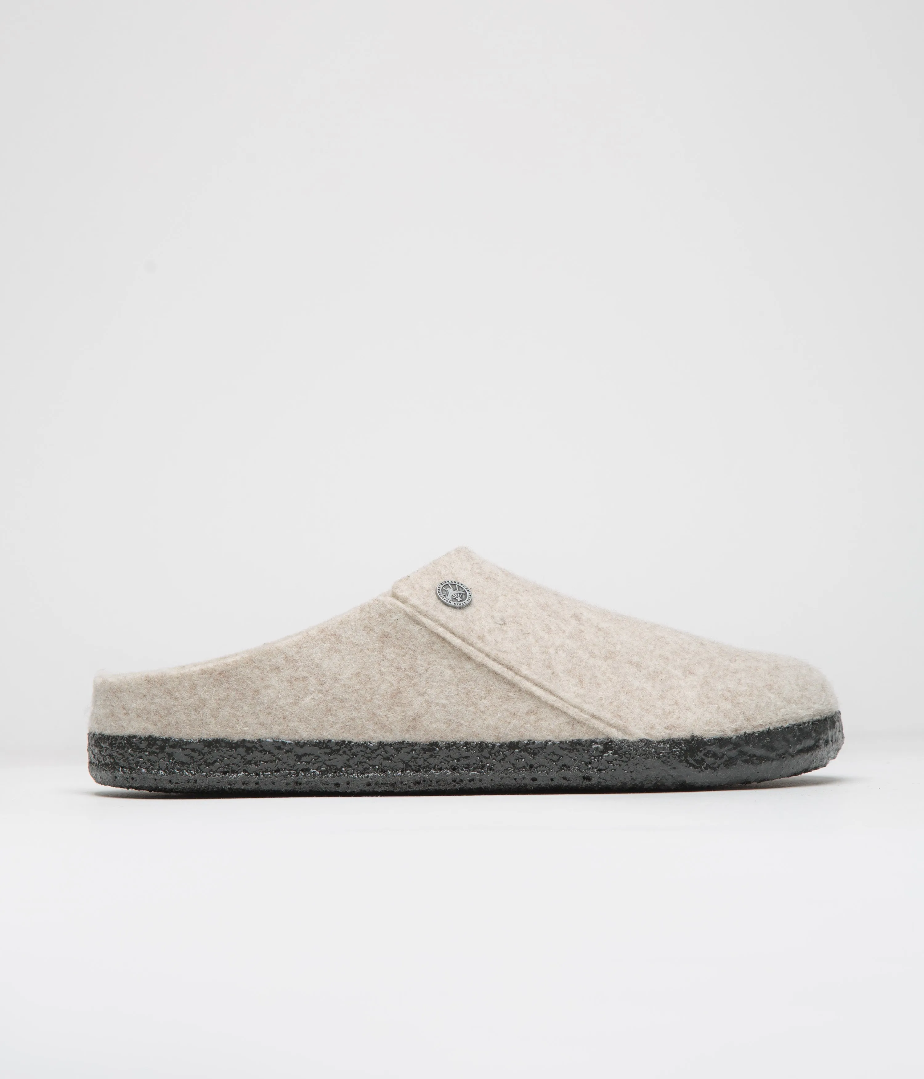 Chaussons Birkenstock Zermatt en feutre avec doublure en peau de mouton - Modèle Eggnog
