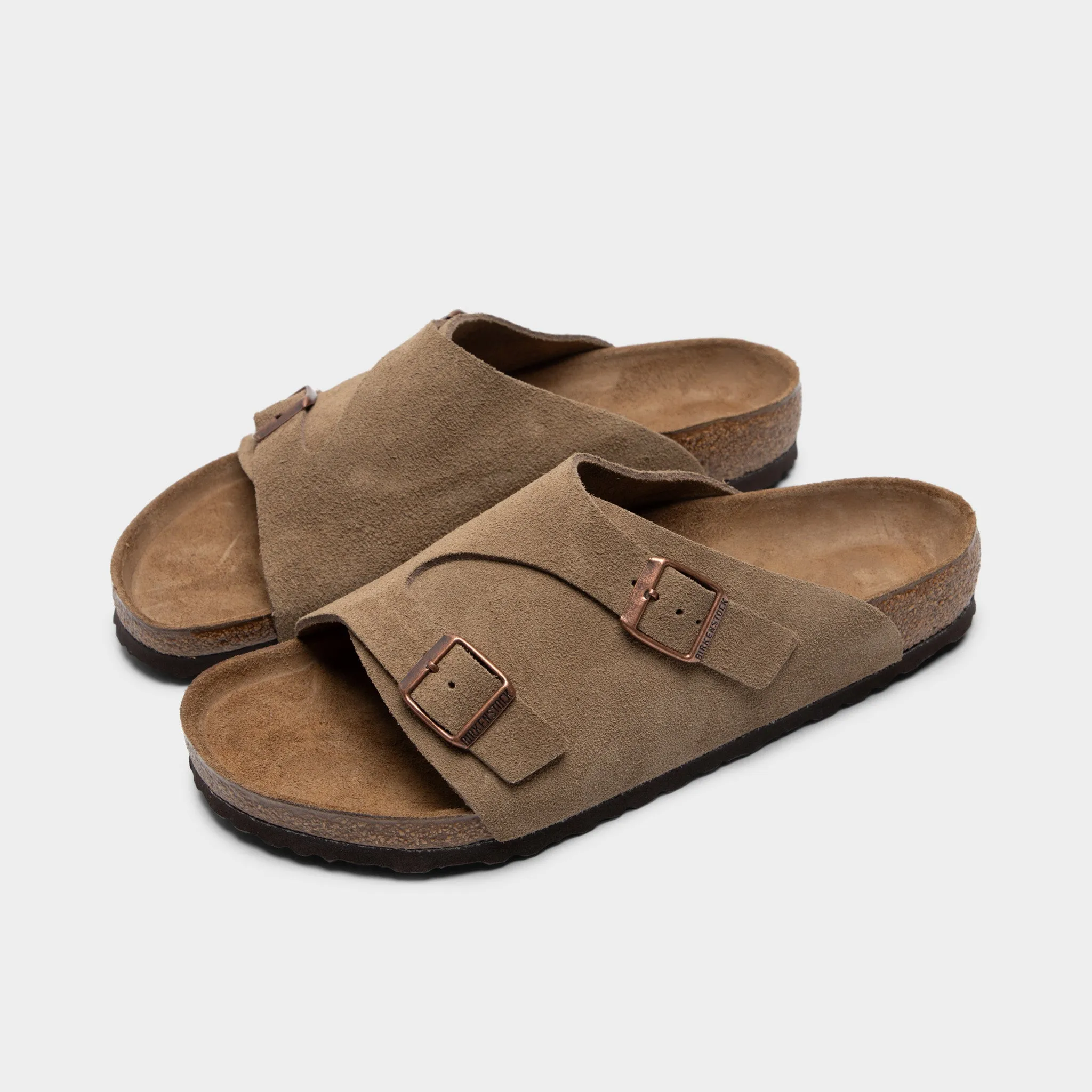 Birkenstock Zurich en daim / taupe Chaussures Birkenstock