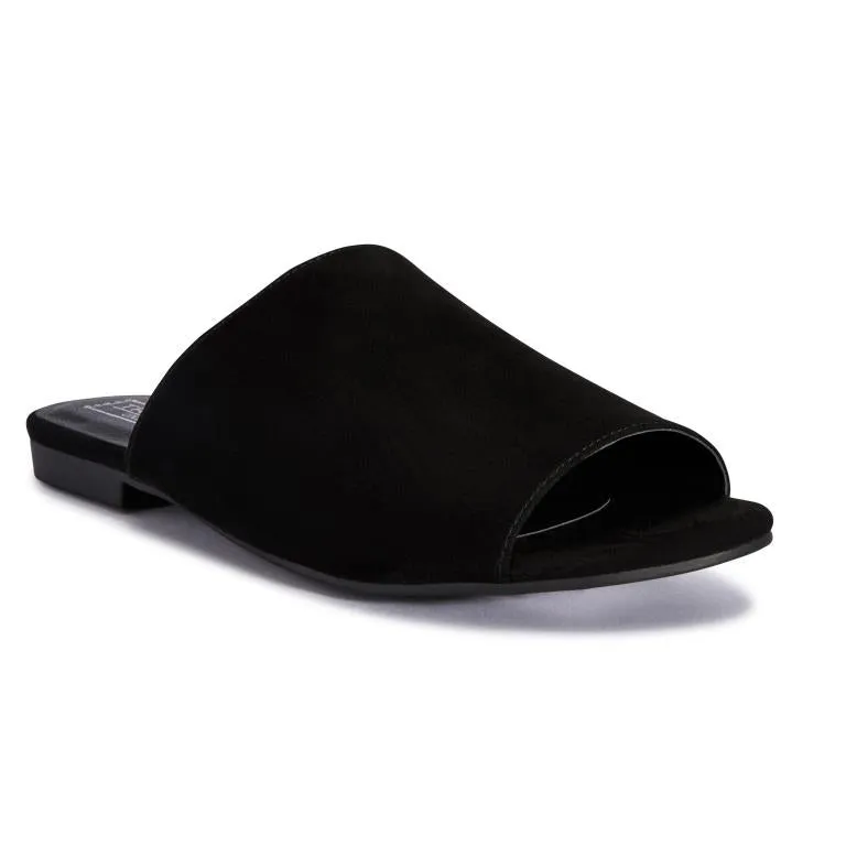 Mules plates noires