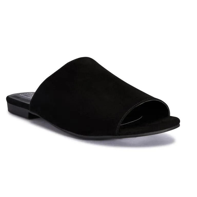 Mules plates noires