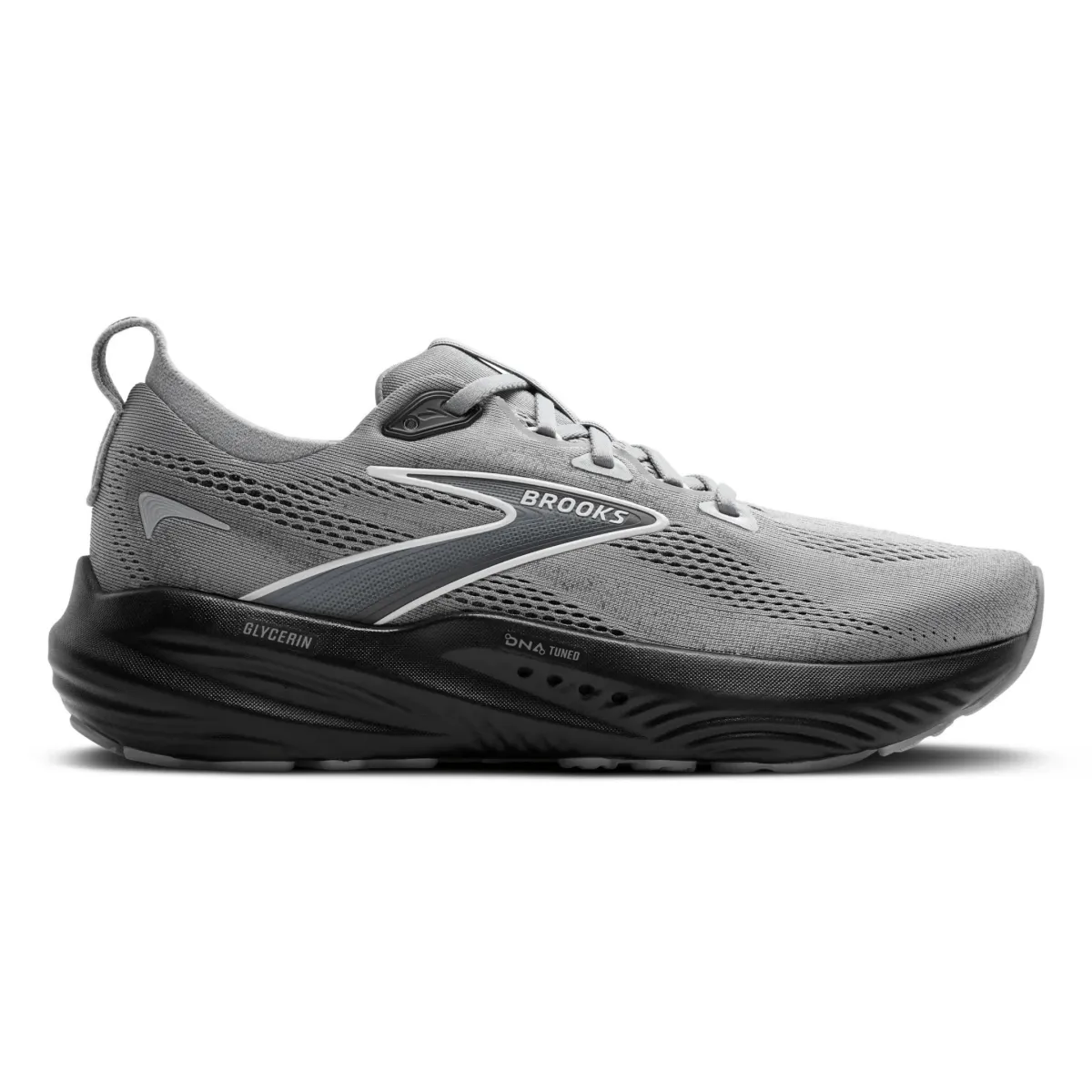 Brooks Men's Glycerine 22 Gris Primaire/Ébène/Bluewash
