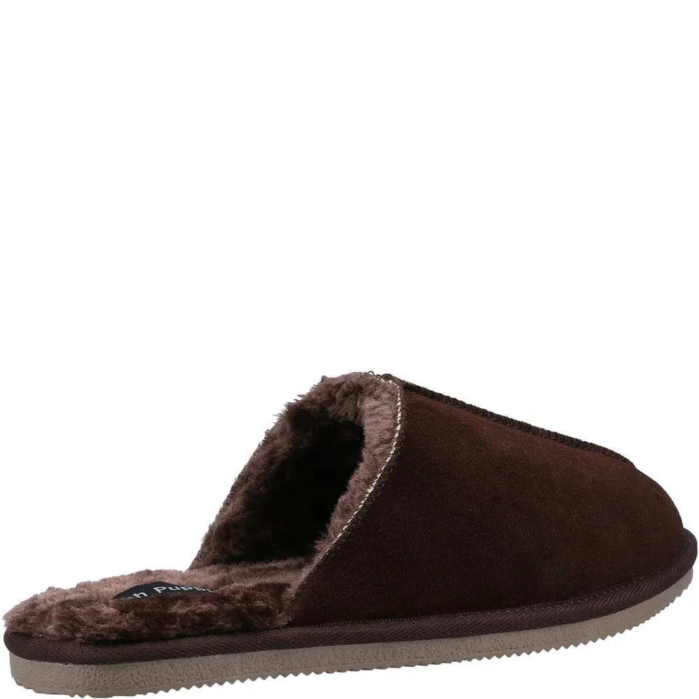 Pantoufles Coady Marron