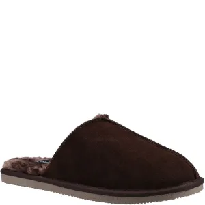 Pantoufles Coady Marron