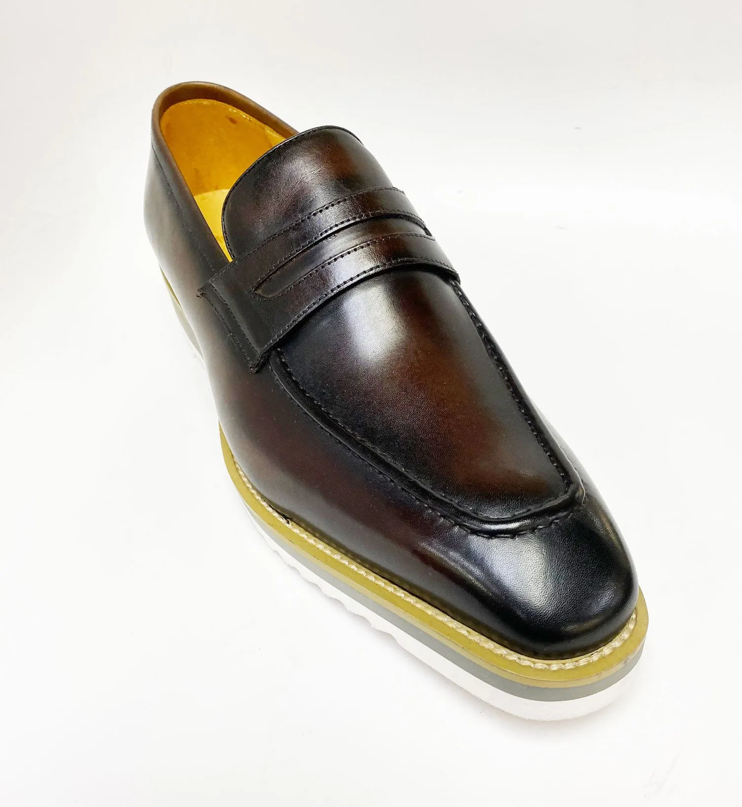 Mocassin Penny à enfiler en veau marron