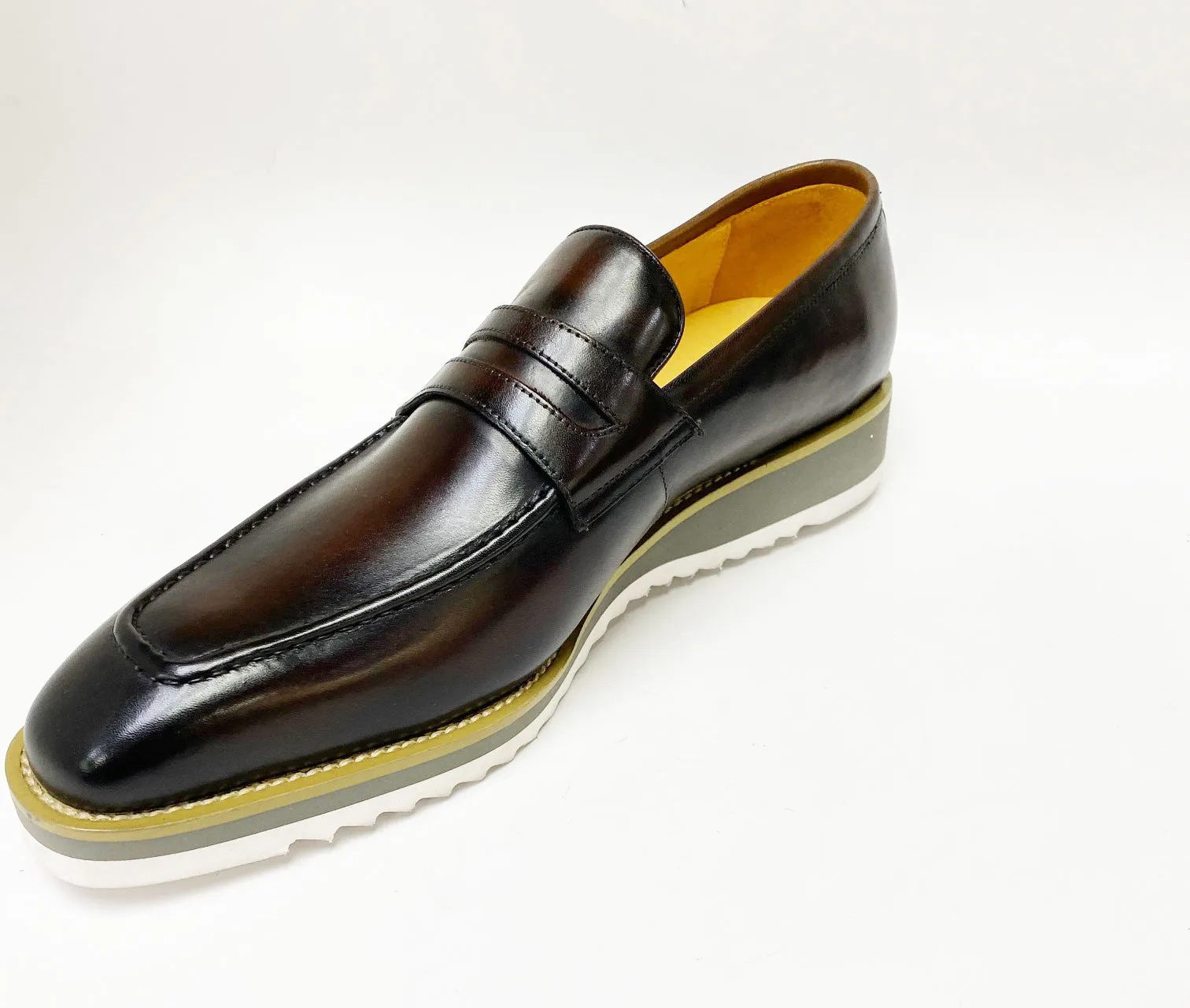 Mocassin Penny à enfiler en veau marron