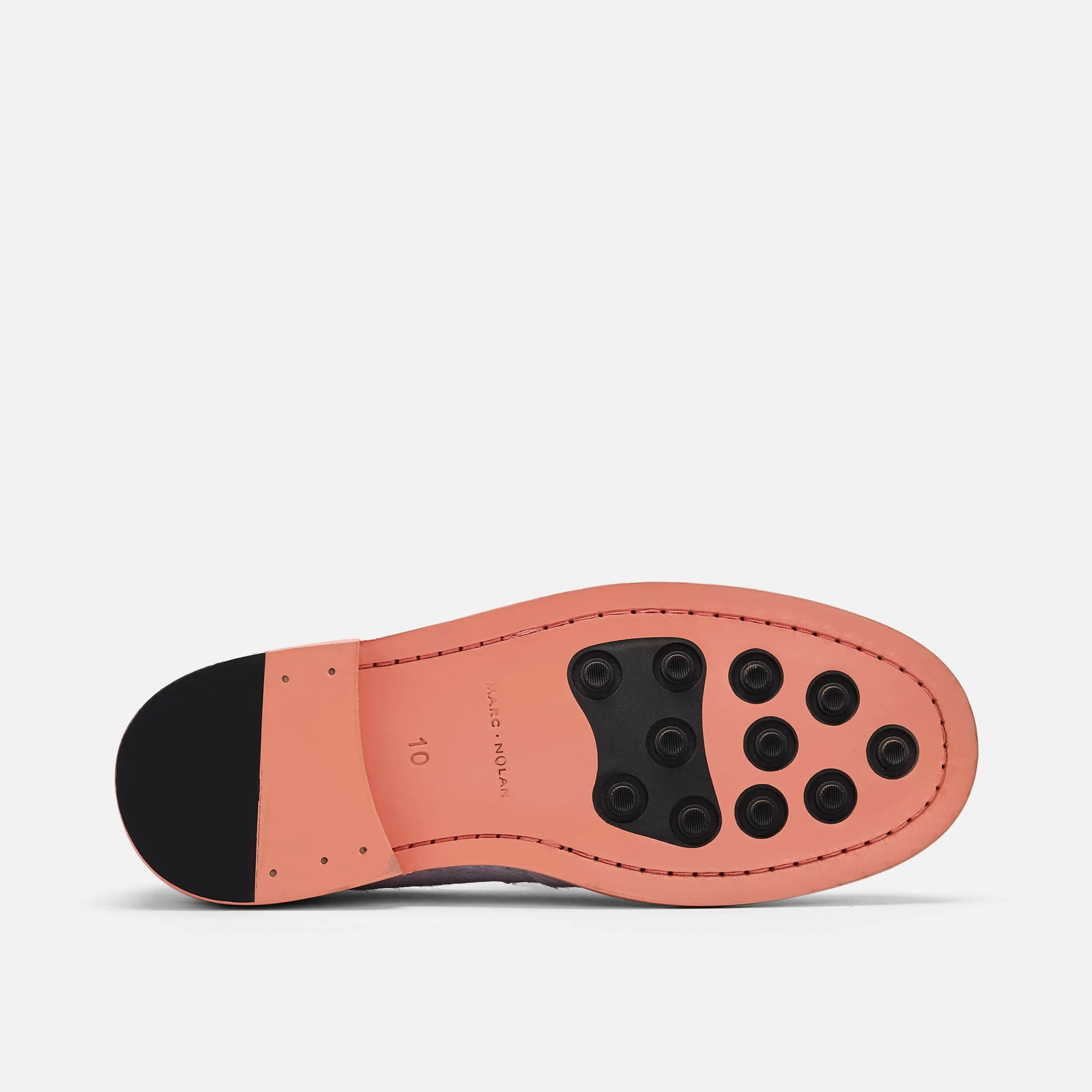 Mocassins Penny en cuir gris Calum