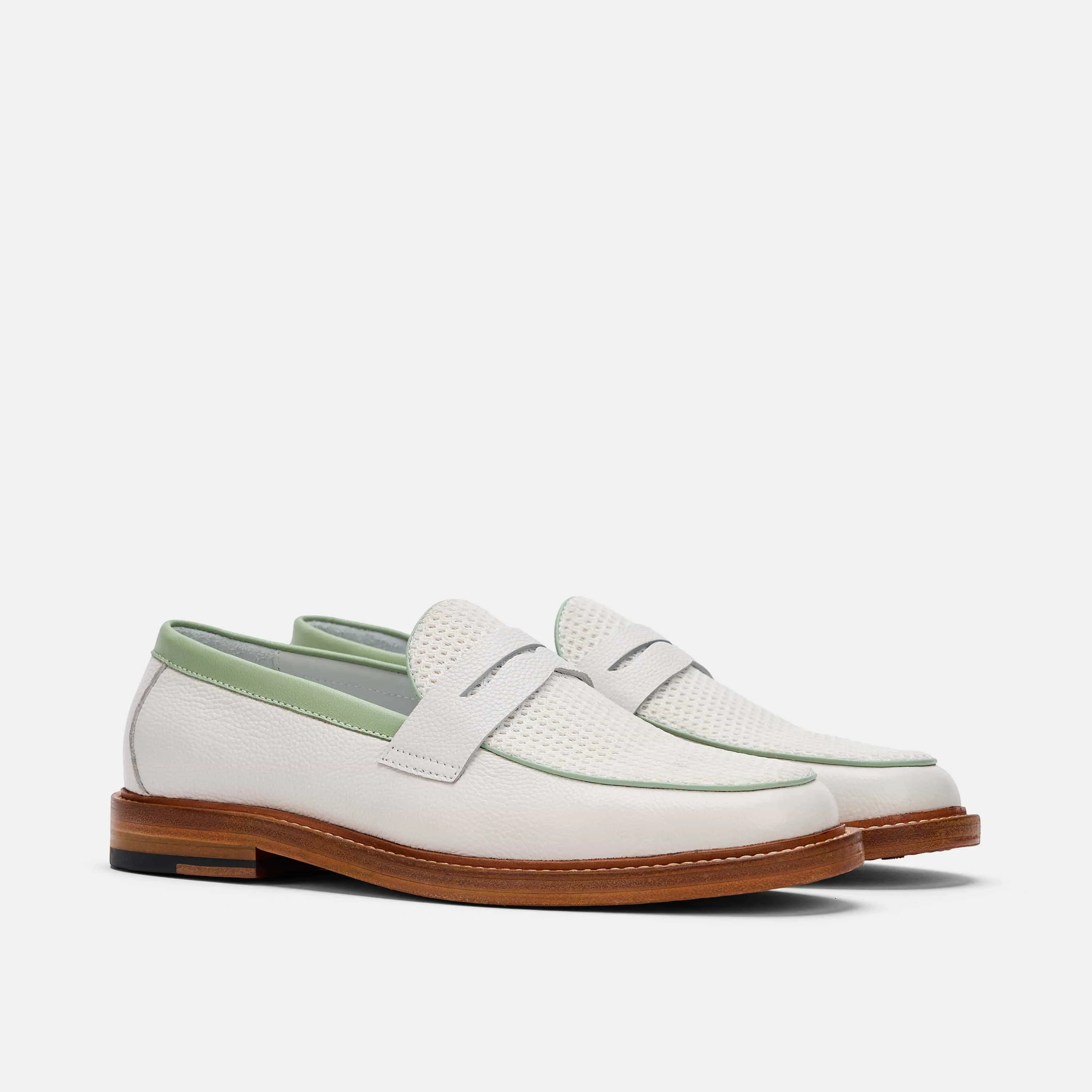 Mocassins Penny en Cuir Mojito Calum White