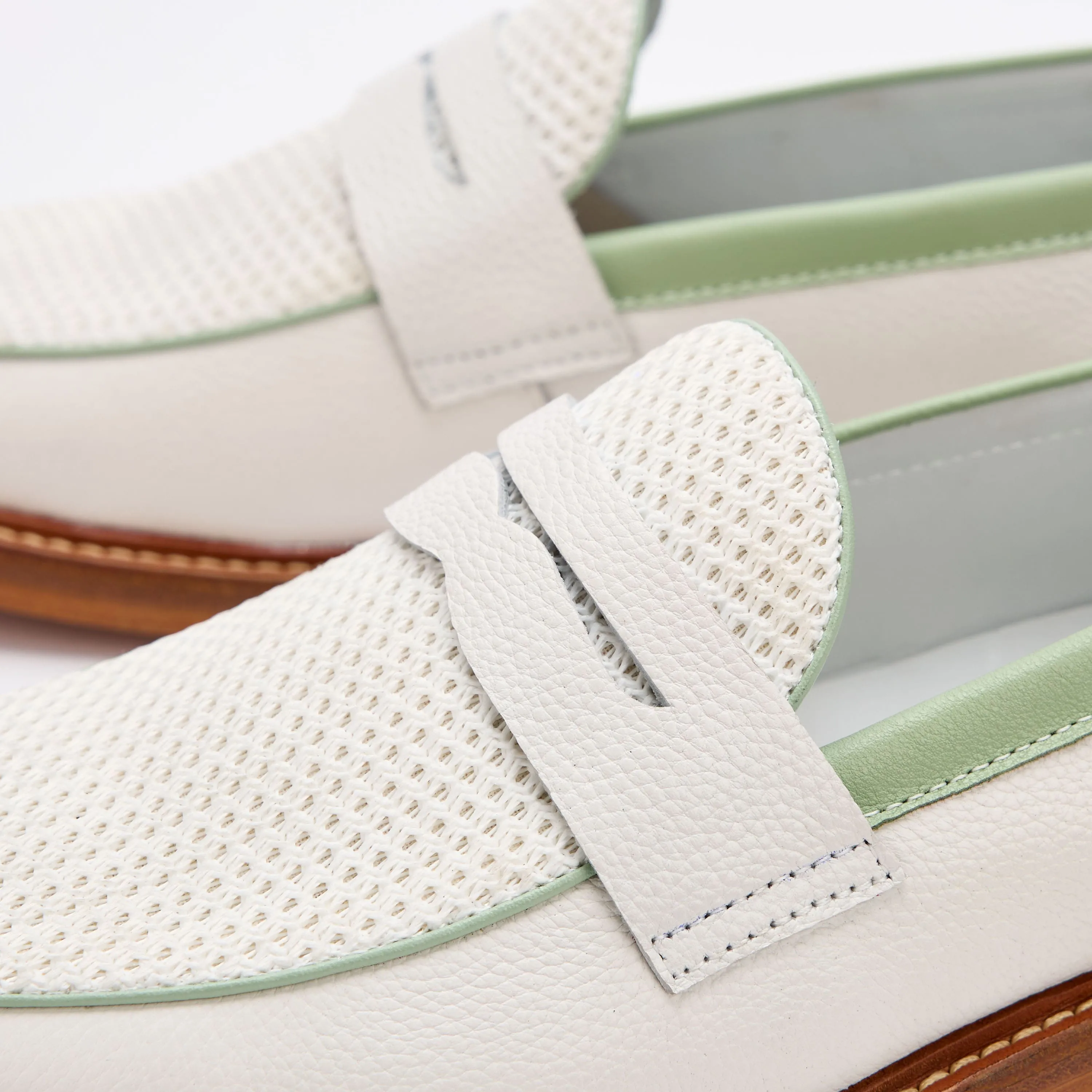 Mocassins Penny en Cuir Mojito Calum White