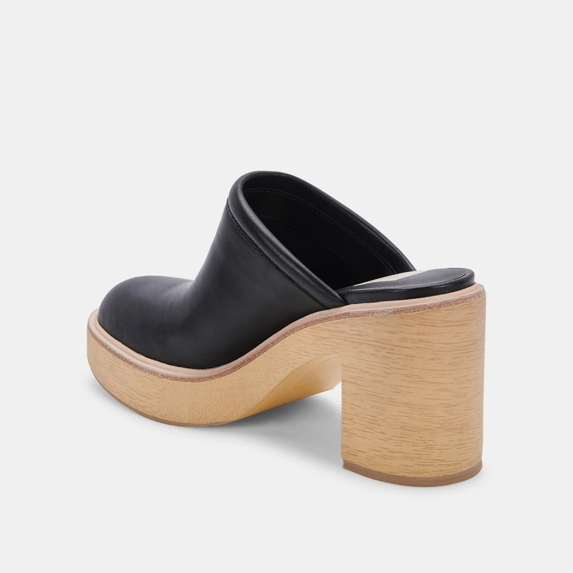 TALONS CAMDIN EN CUIR NOIR