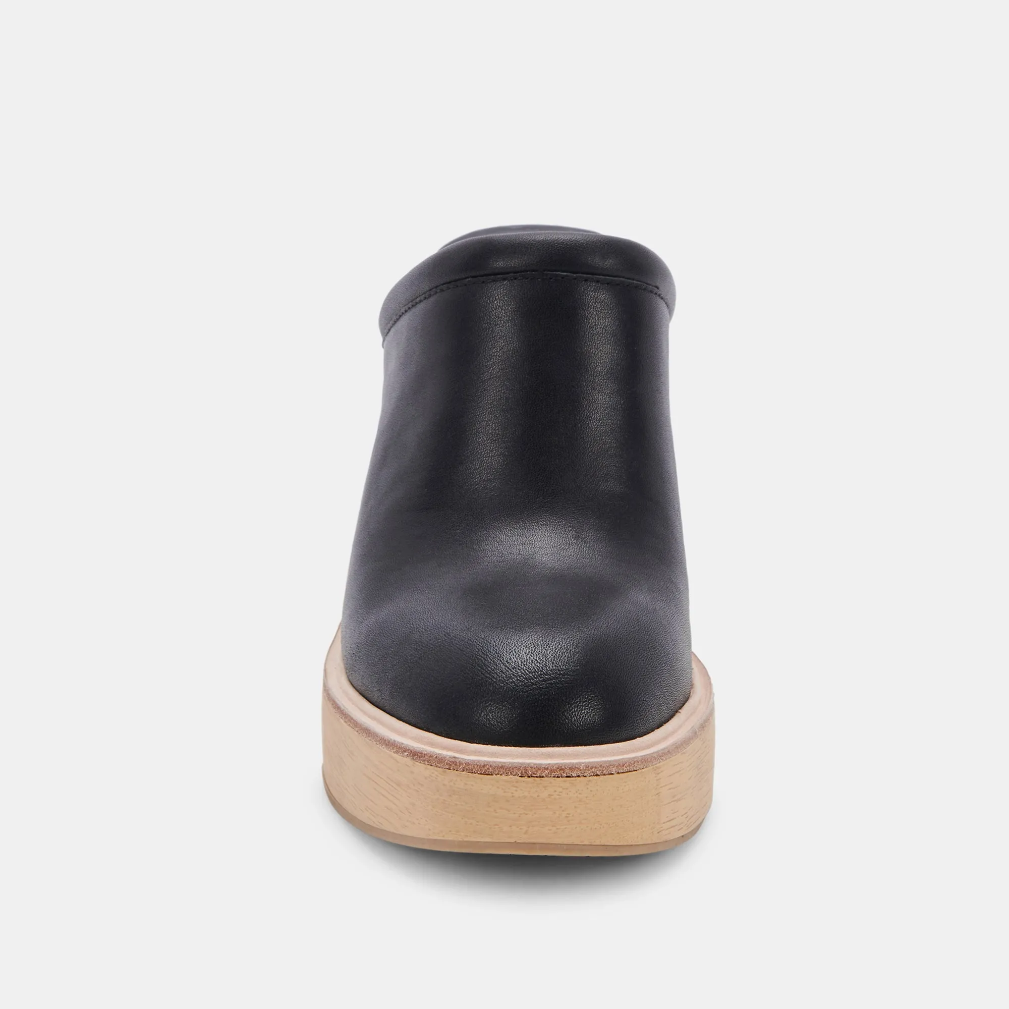 TALONS CAMDIN EN CUIR NOIR