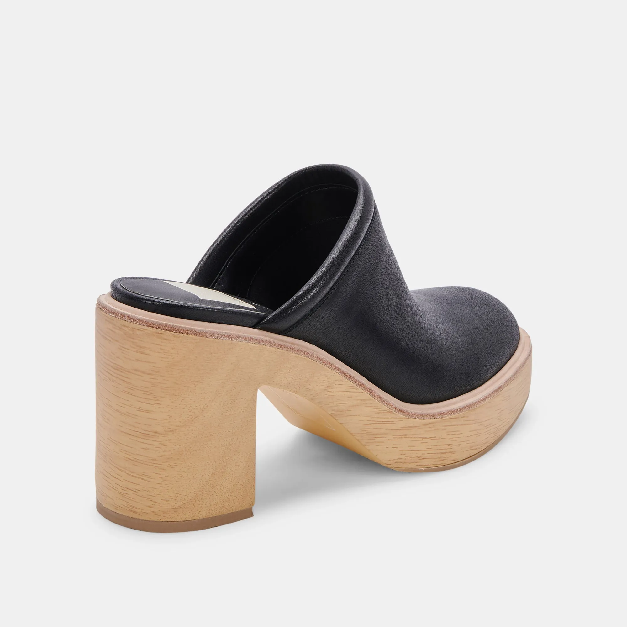 TALONS CAMDIN EN CUIR NOIR